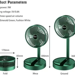 Rechargeable Folding Fan.