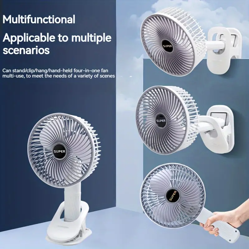 Rechargeable 3 in 1 Clip Fan. (-32%)
